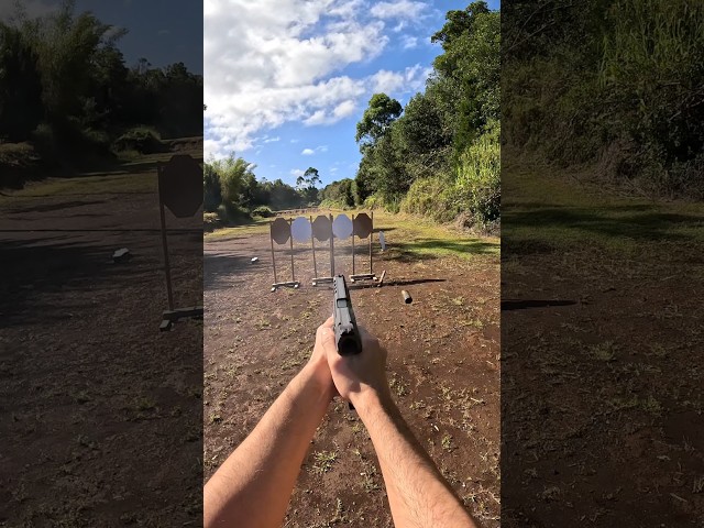 USPSA classifier: Fluffy Revenge 2. HF:5.7336. Class: production.#lightitup #uspsa #gopro #pov