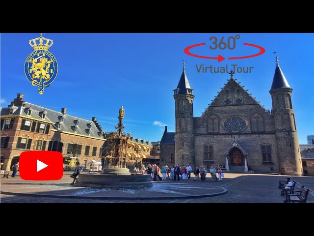 (HD) SHORTCUT Binnenhof Inner Court Pt 1, 360° Walking Tour.