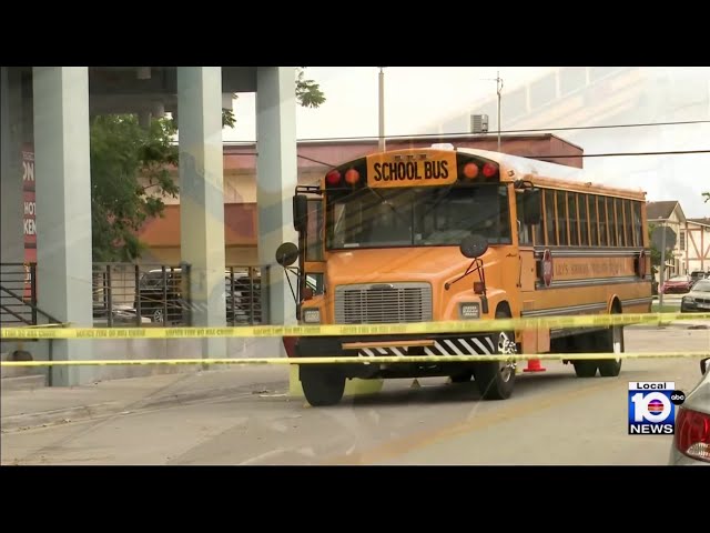 Woman killed after being hit by private school bus