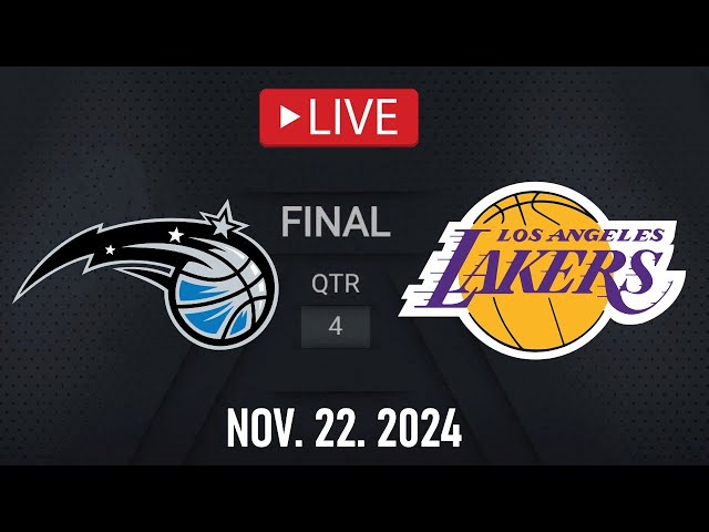 NBA LIVE! LA Lakers vs Orlando Magic | November 22, 2024 | Magic vs Lakers LIVE NBA 2K25