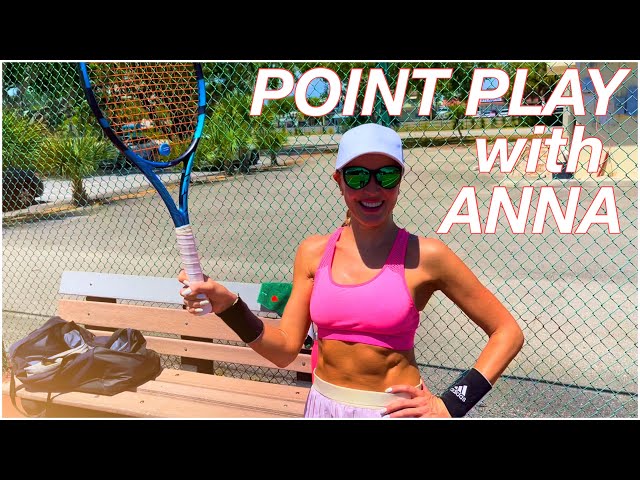 Point Play Coaching | Getting Anna Ready for Her Second Tennis Match