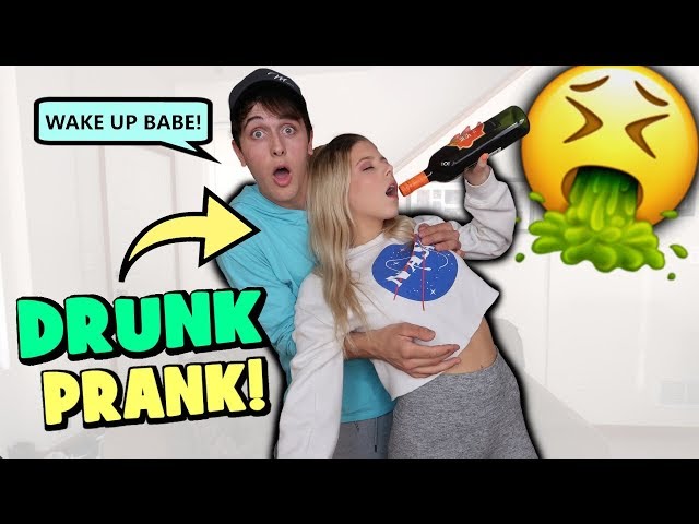 DRUNK GIRLFRIEND PRANK ON BOYFRIEND!