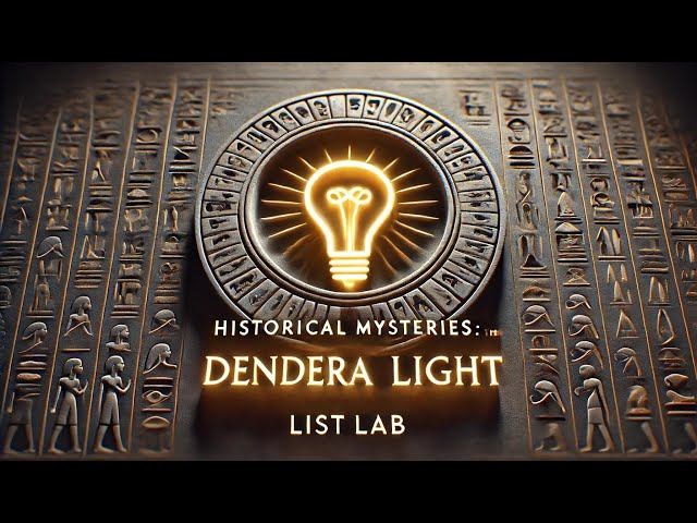 The Dendera Light Mystery: Did Ancient Egypt Possess Advanced Technology? | List Lab