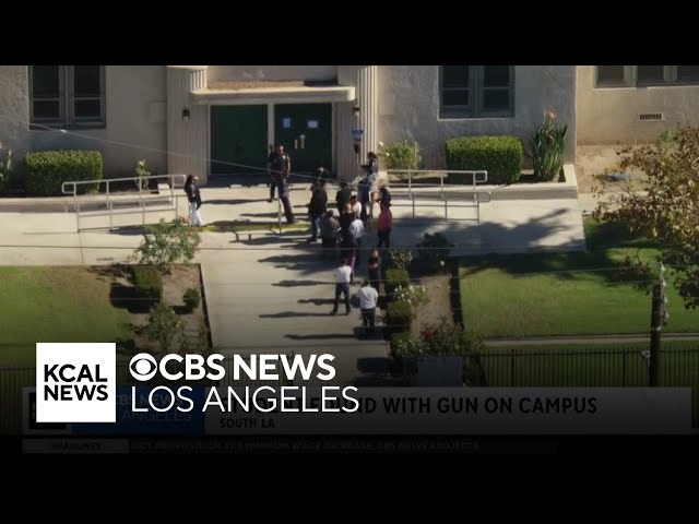 Student found with gun on South LA middle school campus