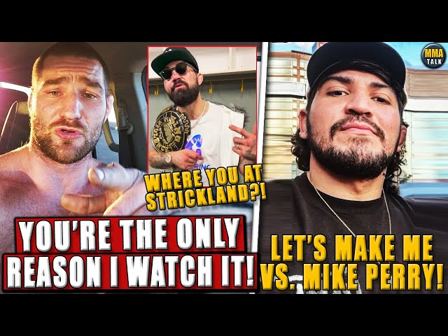 Sean Strickland RESPONDS to Mike Perry's CALLOUT! Danis WANTS Mike Perry in BKFC! Green on stoppage