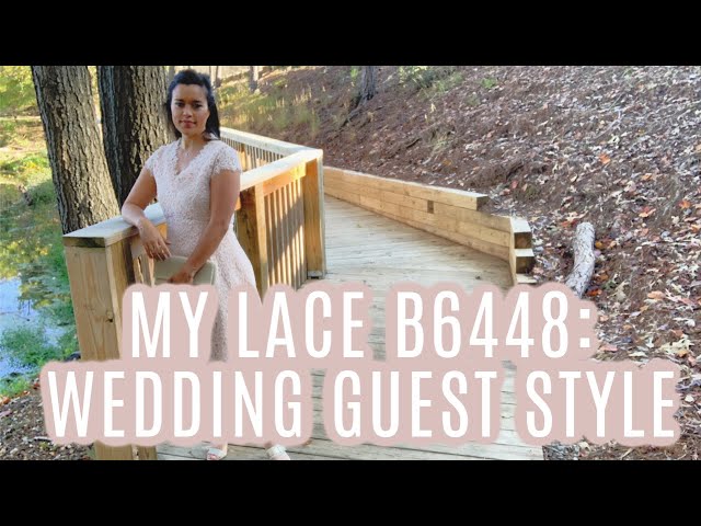 My Lace B6448  |  Sew Your Fall Wedding Guest Dress