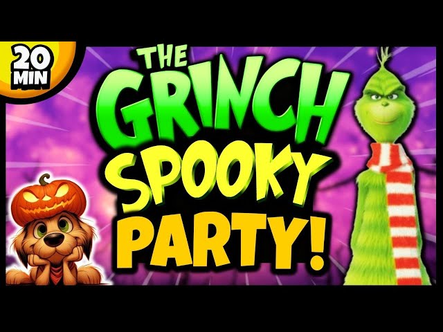 🎃 The Grinch Brain Break Party 🎃 Freeze Dance 🎃 Halloween 🎃 Just Dance