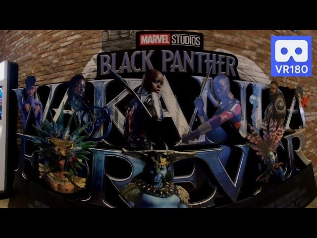 Marvel Studio Black Panther Wakanda Forever Movie Showcase 3D 180VR 4K