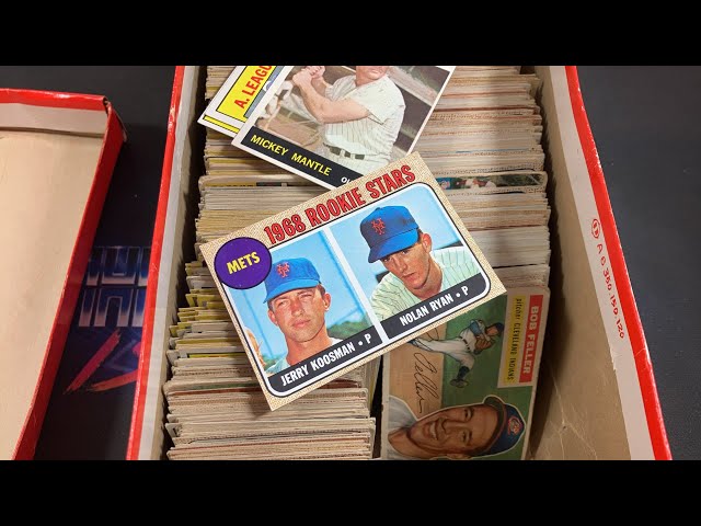 BOUGHT A SHOEBOX FULL OF VINTAGE SPORTS CARDS!