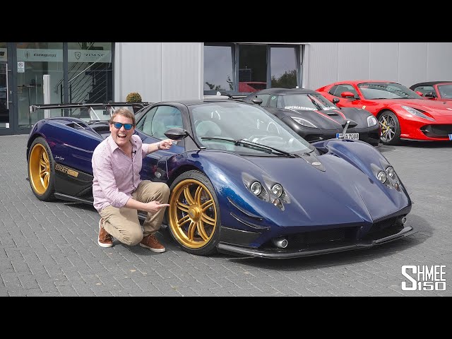 Driving a Pagani Zonda F at 200mph on the Autobahn FLAT OUT!