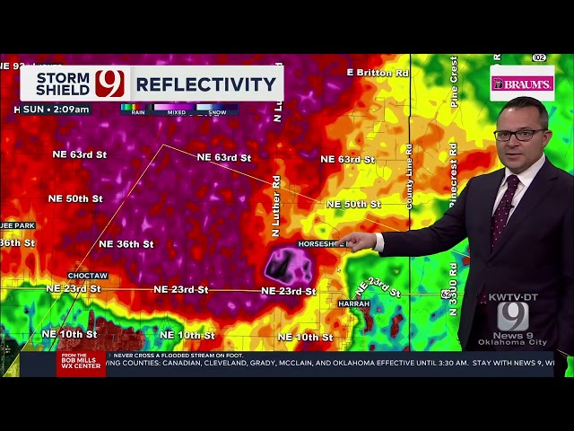 Oklahoma Tornadoes: Damaging Tornado Near NE 23rd and N Luther Road