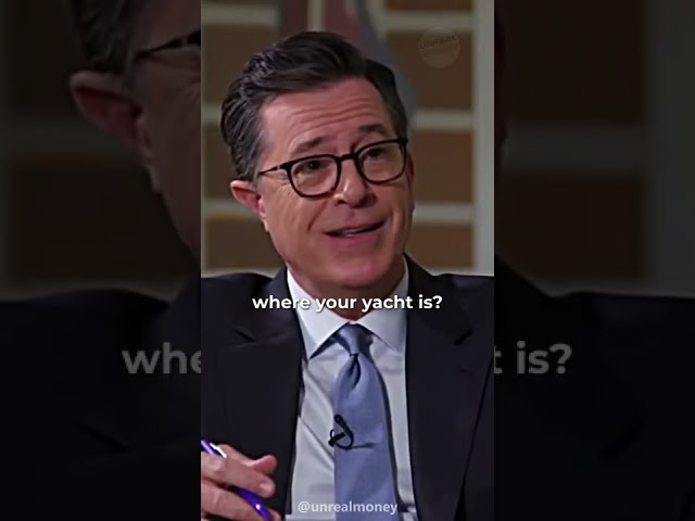 Stephen Colbert interviews Russian billionaire