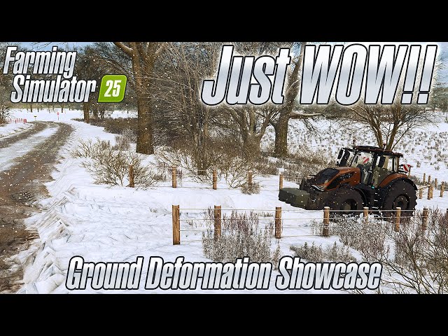 Farming Simulator 25 - Ground Deformation Examined & Snow!