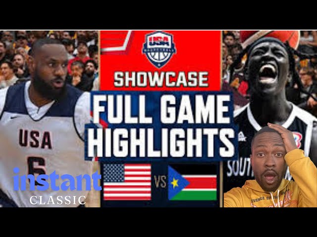 USA Basketball vs South Sudan Highlights & Reaction! What a crazy and unexpected ending!