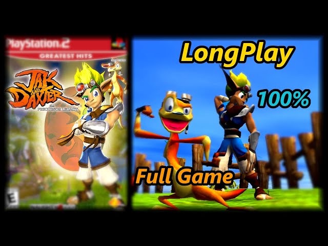 Jak and Daxter: The Precursor Legacy - Longplay 100% Full Game Walkthrough (No Commentary)