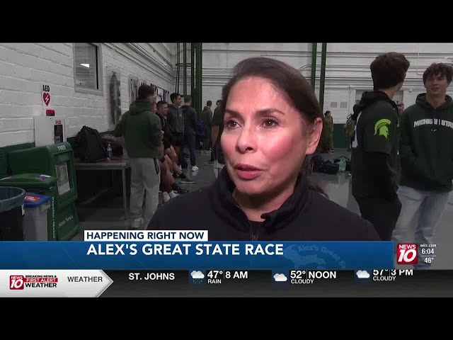 ROTC cadets run rivalry game ball from East Lansing to Ann Arbor