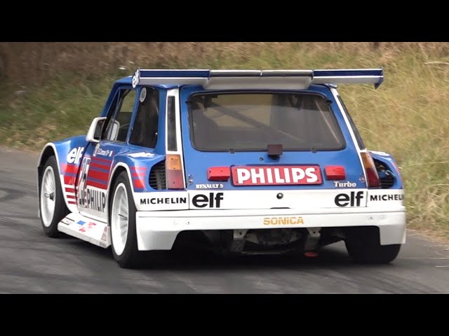 Renault 5 Maxi TURBO SuperProduction ex Erik Comas | 400HP Turbo Flutter Sounds & Accelerations!