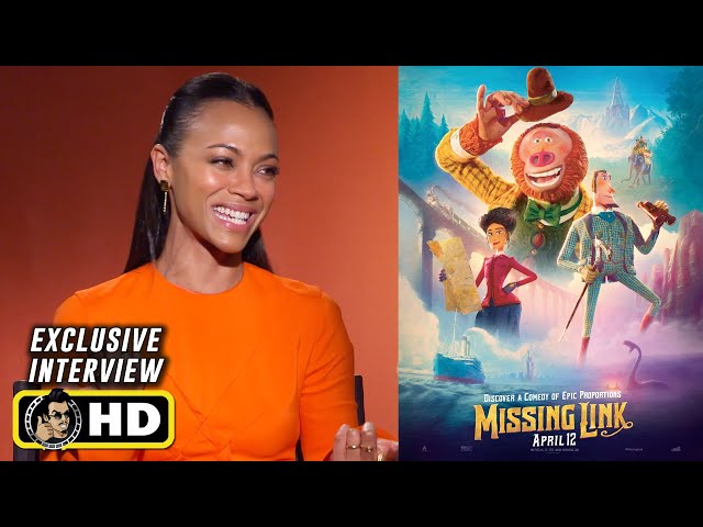 Zoe Saldana Interview for Missing Link