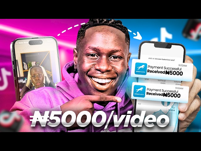 Earn ₦5,000 Per Video Watching TikTok Videos On Your Phone | How To Make Money Online