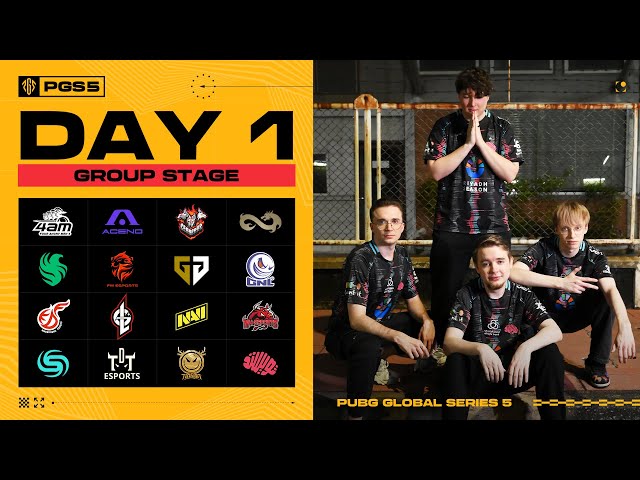 PUBG Global Series 5 Group Stage DAY 1