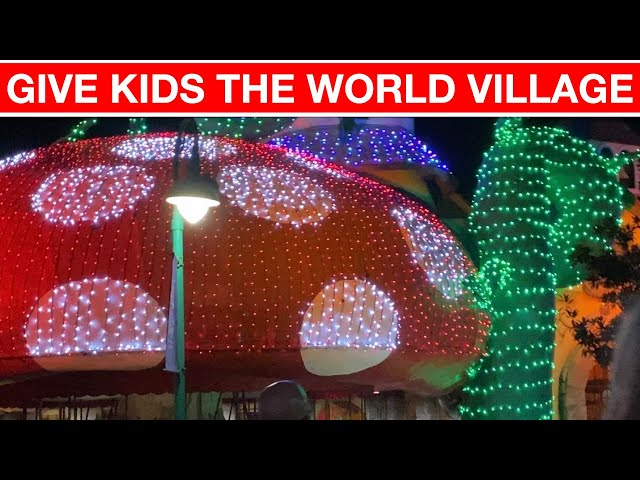 Give Kids the World 2023 Holiday Media Sneak Peek Preview - Christmas Lights, Games, Crafts & More!