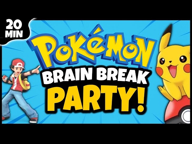 Pokemon Brain Break Party | Freeze Dance | Brain Breaks for Kids | Just Dance