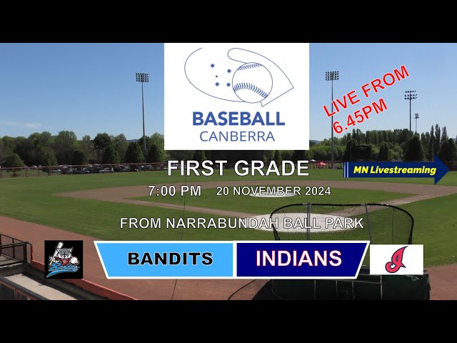 Week 6  - Midweek Baseball - First Grade Summer 2024/25 Bandits v Indians