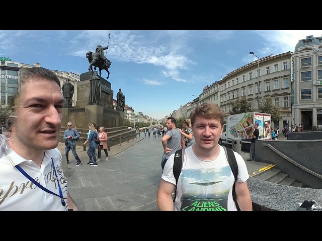 vaclavske namesti, prague, czech republic 360