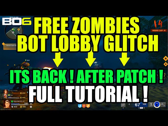 BO6 GLITCH: SOLO ZOMBIE BOT LOBBY GLITCH AFTER PATCH 21 nov BO6 BOT LOBBY GLITCH BO6 AFK XP GLITCH