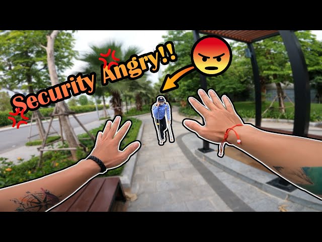 ESCAPING ANGRY SECURITY ( Epic Parkour Chase POV In VietNam ) || Escape from Security !