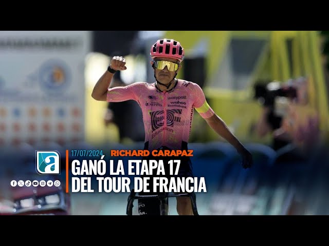 Richard Carapaz hace historia en el Tour de Francia