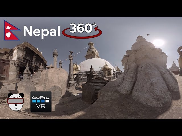 🌍 360° Swayambhunath | Kathmandu, Nepal 🇳🇵【GoPro VR Travel | 360 Video】