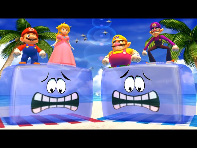 Mario Party: The Top 100 Minigames - Mario Vs Peach Vs Wario Vs Waluigi(Master COM)