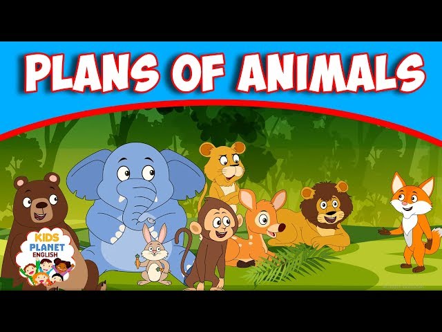 PLANS OF ANIMALS - English Story | Stories For Kids | Moral Stories In English | English Cartoon