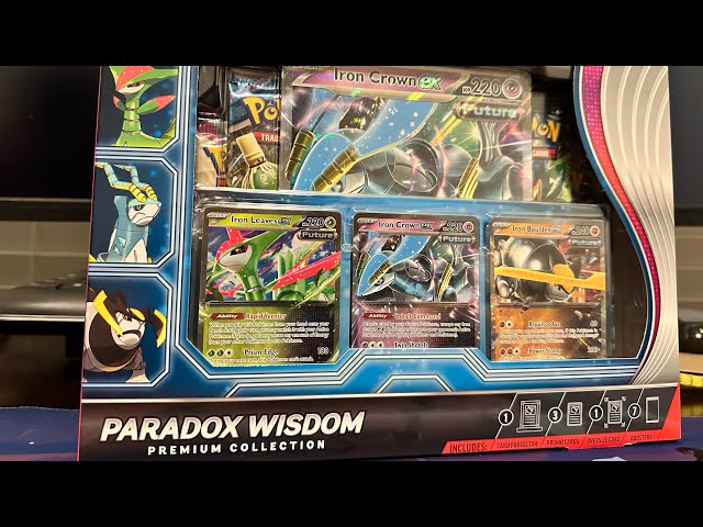 Opening the Best Buy Exclusive Pokémon Paradox Wisdom Premium Collection! INSANE Pulls!