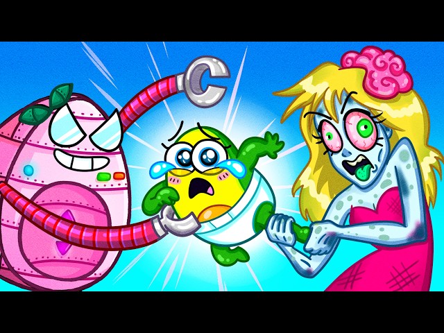 🤖 Avocado Adopts a Robot Baby?! 🍼 | Mom Vs Dad | Funny Cartoon By Avocado Family