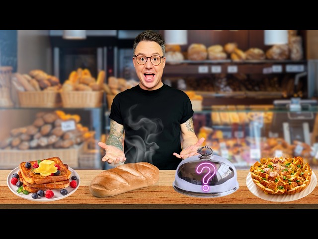 $3 Bread Challenge: One Loaf Of Bread, 4 INSANE Dishes!