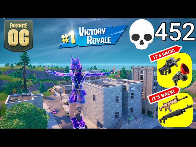 452 Elimination Solo Vs Squads Gameplay (Fortnite OG Reload)