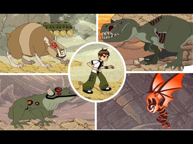 Ben 10 Savage Pursuit - All bosses