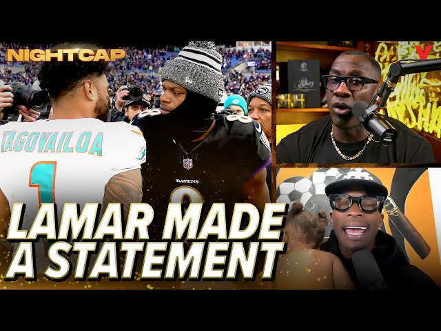 Unc & Ocho react to Lamar Jackson & Ravens demolishing Tua & Dolphins | Nightcap