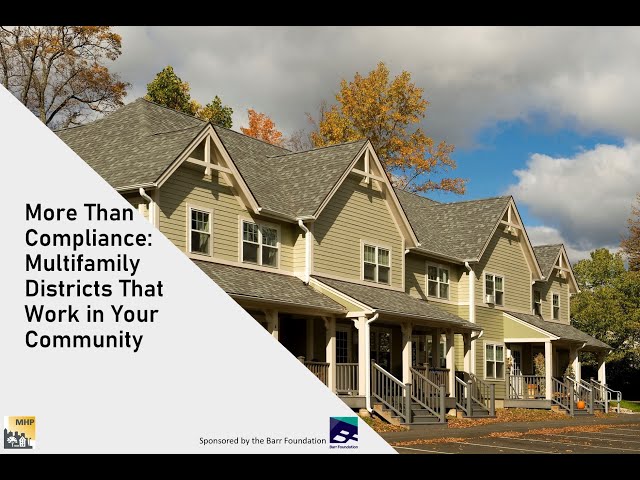 The Case for Complete Neighborhoods: MHP's MBTA Community Webinar Series