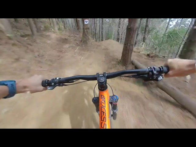 Insta360 EVO 180 3D VR - MTB Jump Track at Woodhill Bike park NZ