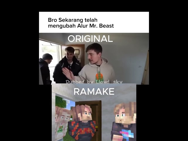 mr beast when dan mr beast ketika #minecraft #animasi #animation #shorts