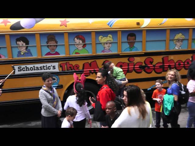 Bryant Park Reading Room: Magic School Bus