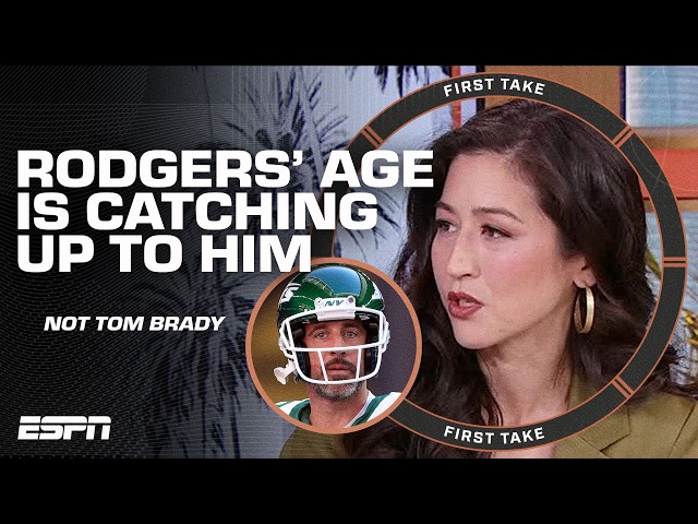 Aaron Rodgers' age is catching up to him 😳 Tom Brady was the EXCEPTION not the rule | First Take