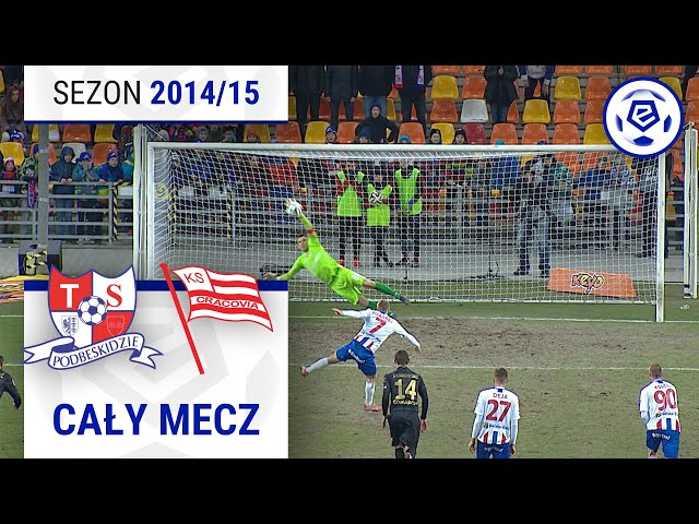 (1/2) Podbeskidzie Bielsko-Biała - Cracovia | CAŁY MECZ | Ekstraklasa 2014/15 | 21. Kolejka