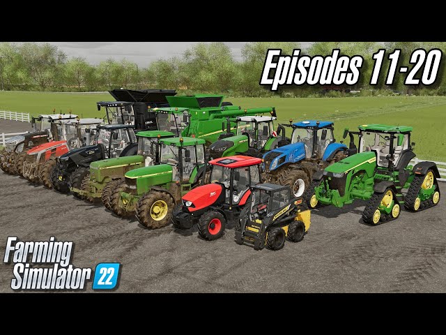 Elmcreek Lets Play Supercut (Episodes 11-20) | Farming Simulator 22