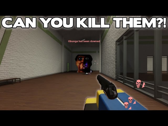 Can You Actually KILL Nextbots?! - Roblox Evade