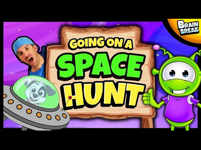 Going on a Space Hunt! | Brain Break | Bear Hunt | Brain Breaks for Kids | Danny Go Noodle