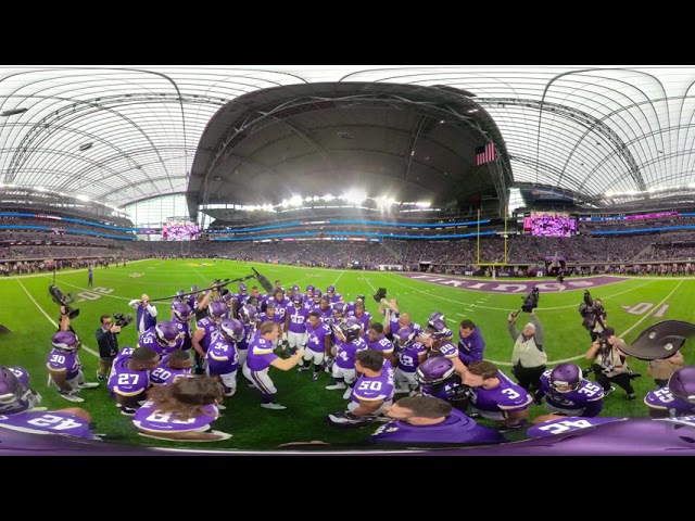 360° Look at Kirk Cousins' Pregame Speech vs. Arizona Cardinals | Minnesota Vikings